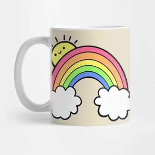 Sunshine and Rainbows Sticker for Sale by Brittany Hefren