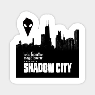 Shadow City B&W Magnet