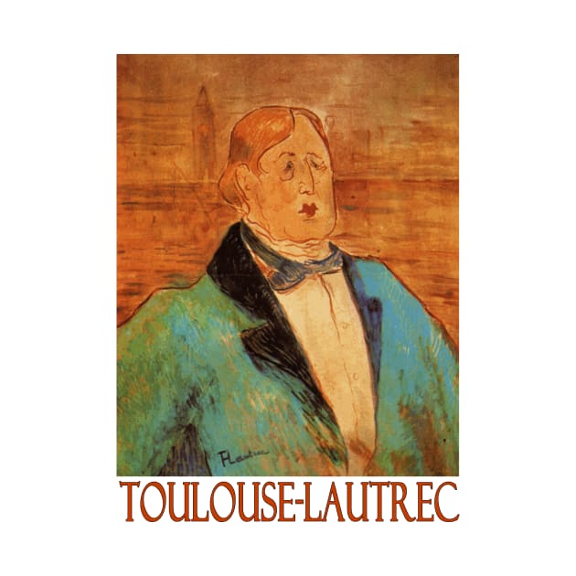 Portrait of Oscar Wilde by Henri de Toulouse-Lautrec by Naves
