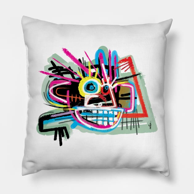 Expressionism 1 Pillow by Sauher