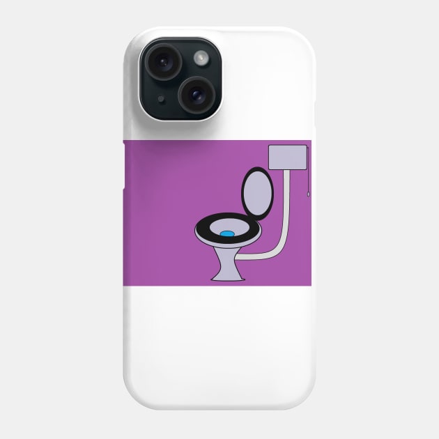 Toilet Phone Case by Ivana888