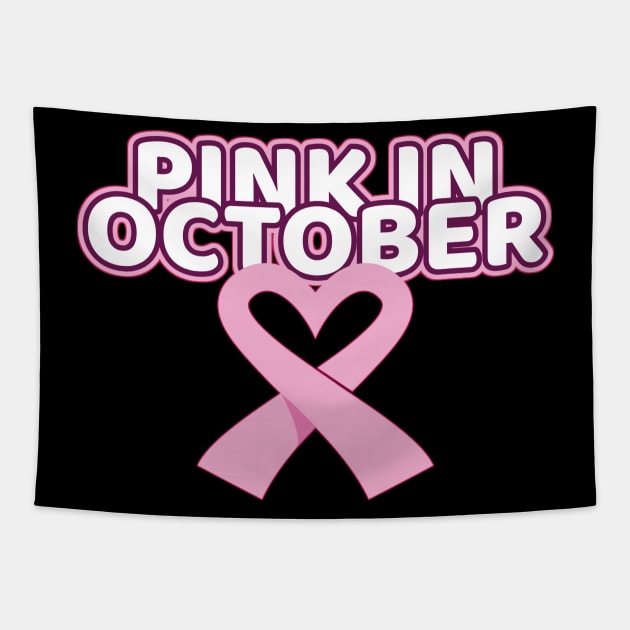 Pink In October Tapestry by MonkeyLogick