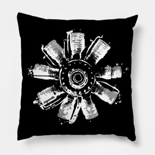 The Red Baron's Engine Pillow