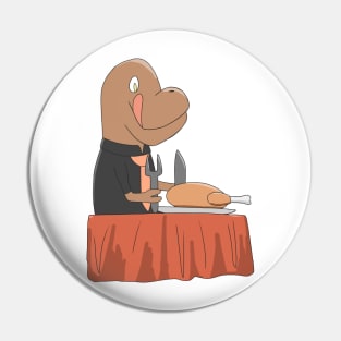 Thanksgiving T.rex Pin