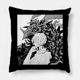 Sorcerer And Dragon. Pillow