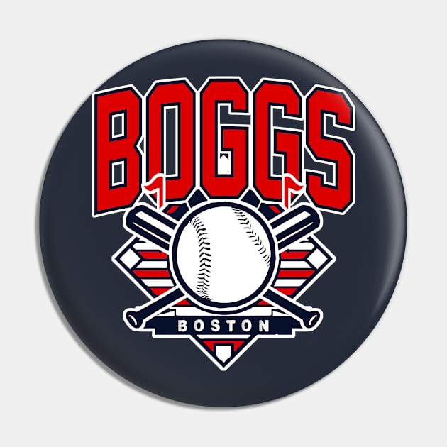 Vintage Boston Baseball Boggs Pin by funandgames