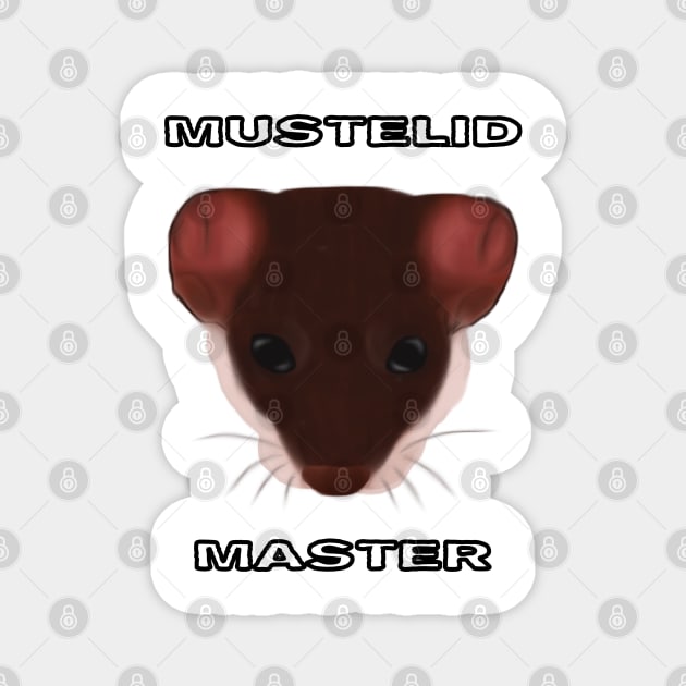 Mustelid Master Transparent Magnet by TrapperWeasel