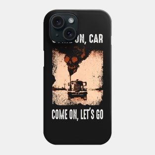 Duels A Duels of Design and Drama on T Shirts, Showcasing Spielberg's Thrilling Chase and Automotive Intrigue Phone Case
