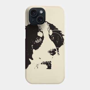 Bernese Mountain Dog Face Design - A Berner Christmas Gift Phone Case