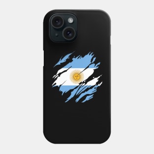 Proud Argentina Flag, Argentina gift heritage, Argentinian girl Boy Friend Phone Case