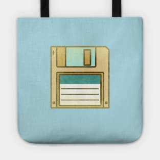 Floppy disc retro Tote