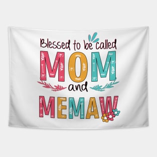 Blessed To Be Called Mom And Memaw Tapestry