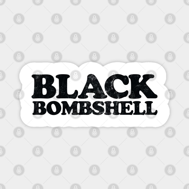 Black Bombshell Magnet by DankFutura