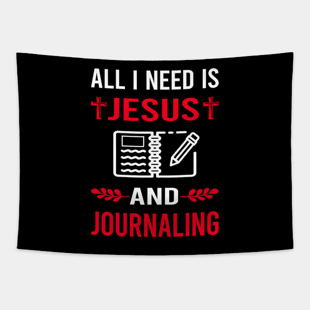 I Need Jesus And Journaling Tapestry by Good Day