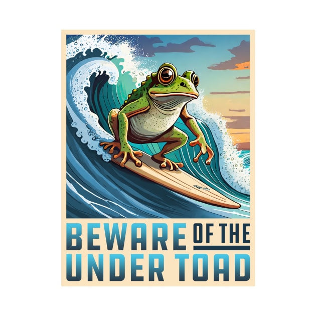 Beware of the Under Toad by Wright Art