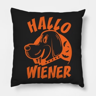 Hallo-wiener (plain colour), Hallowiener, Halloween Pillow