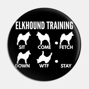 Elkhound Training Norwegian Elkhound Tricks Pin