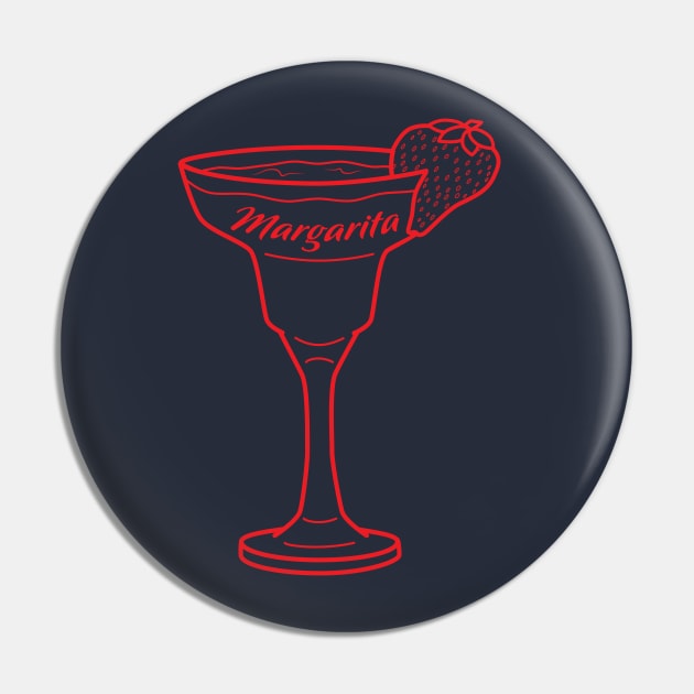 Strawberry Margarita Pin by skauff