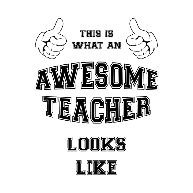 This is what an awesome teacher looks like. by MadebyTigger