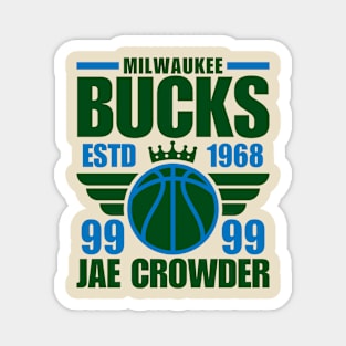 Milwaukee Bucks Crowder 99 Retro Magnet