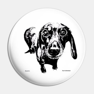 Dave the Dachshund Pin