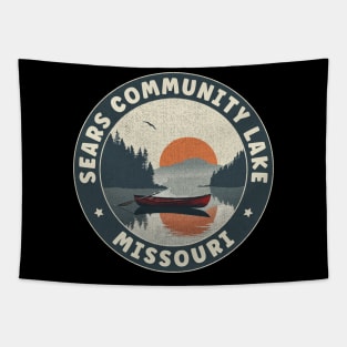 Sears Community Lake Missouri Sunset Tapestry