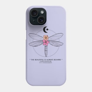 Dragonfly w/ floweres Phone Case