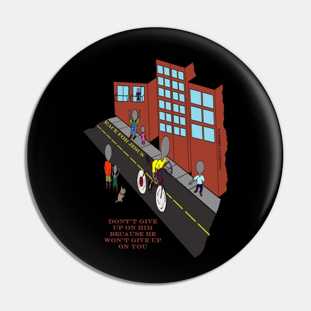 Bike Ride Pin by Luke923 Clothing