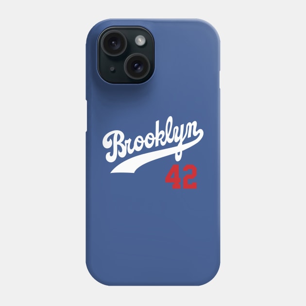 Brooklyn 42, Baseball themed design Phone Case by FanSwagUnltd