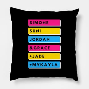 TEAM USA 202ONE (pansexual colors) Pillow