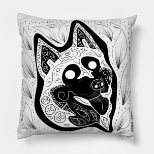 Husky shore dogs ecopop Pillow