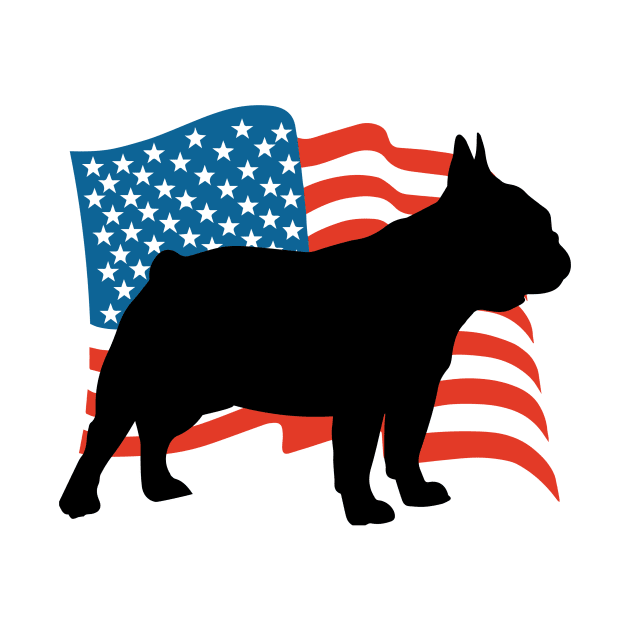 Frenchie French Bulldog USA America - Dog Lover Dogs by fromherotozero