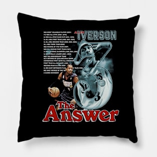 Allen Iverson The Answer Stats Pillow