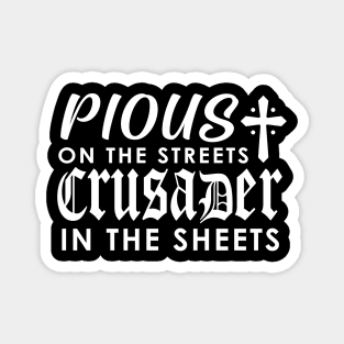 Crusader In The Sheets Magnet