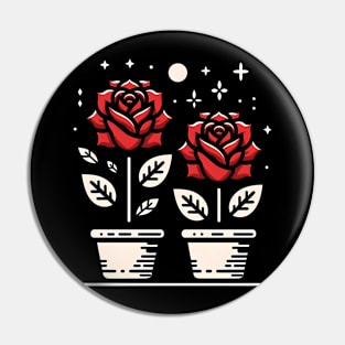 Roses - Flowers Pin