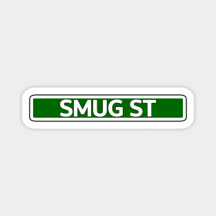 Smug St Street Sign Magnet