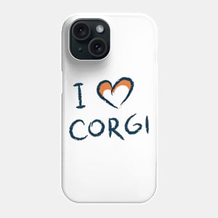 I Love Corgi Phone Case