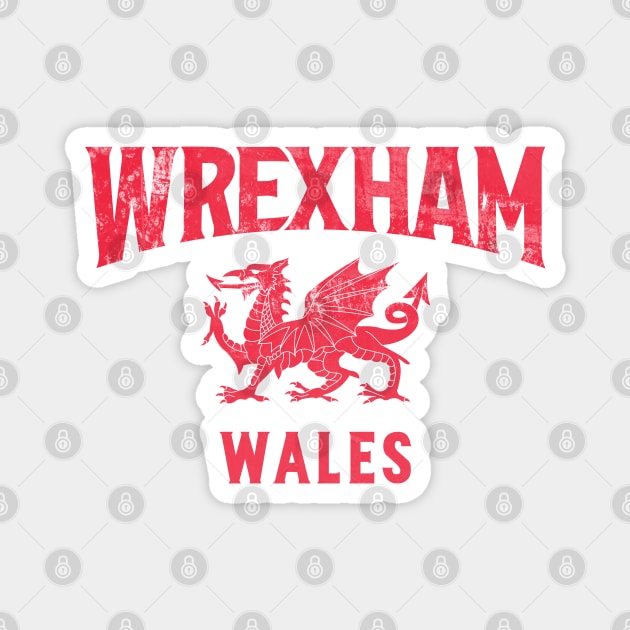 Wrexham Wales / Cymru Magnet by vycenlo