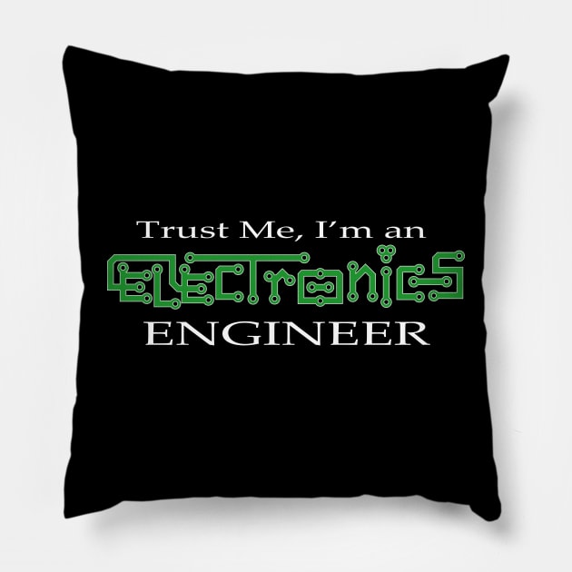 electronics technician engineer, trust me Pillow by PrisDesign99