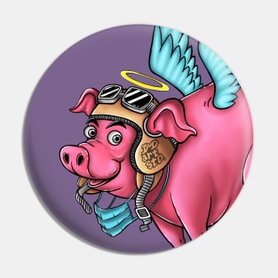 Angel Pig Pin