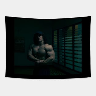 Sam Sulek Gym Motivational Tapestry