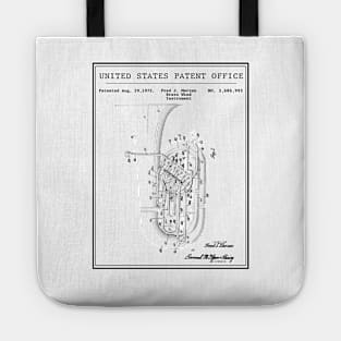 United States Patent Office - Fred J. Marzan Brass Wind Instrument Tuba Tote