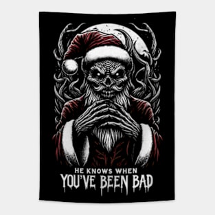 Creepy Christmas Tapestry