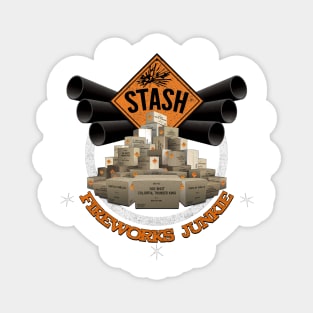 Stash Fireworks Junkie Magnet