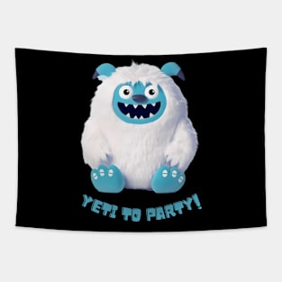 Yeti to Party Tapestry