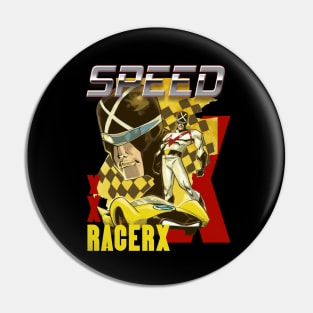 racer x speed racer retro Pin