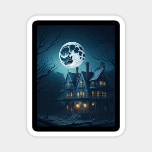 haunted house Magnet