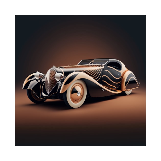 Art Deco Style Cars by TheArtfulAI