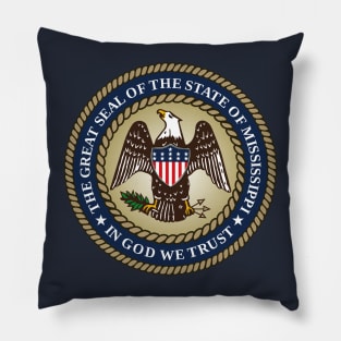 State of Mississippi Pillow