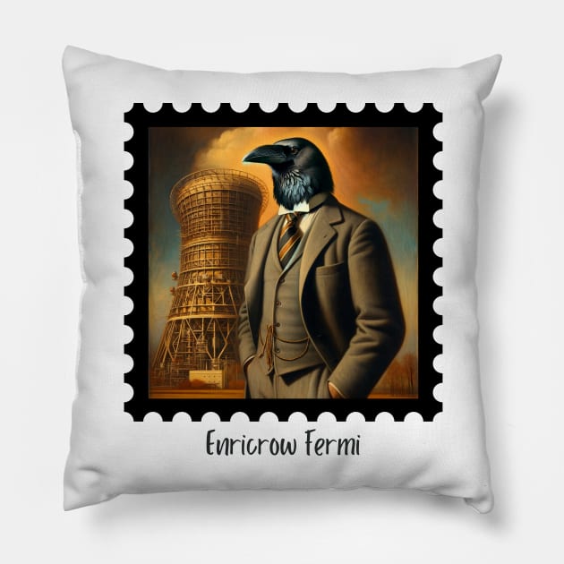 Enrico Fermi III Pillow by EarthisticWear